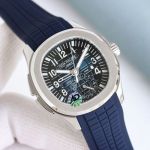 Patek Philippe Aquanaut 40.8mm Steel Case 9015 Movement Tropical Rubber Strap Watch